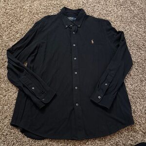 Ralph Lauren Classic Black Button Down Shirt